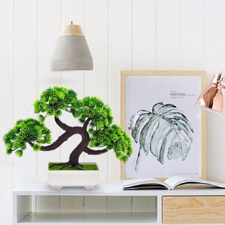 Simulation Welcome Pine Home Decoration Desktop Decoration(Green)