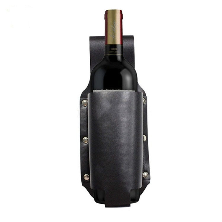 Outdoor Hanging Waist Cans Beverage Beer Bottle Holster(Black)