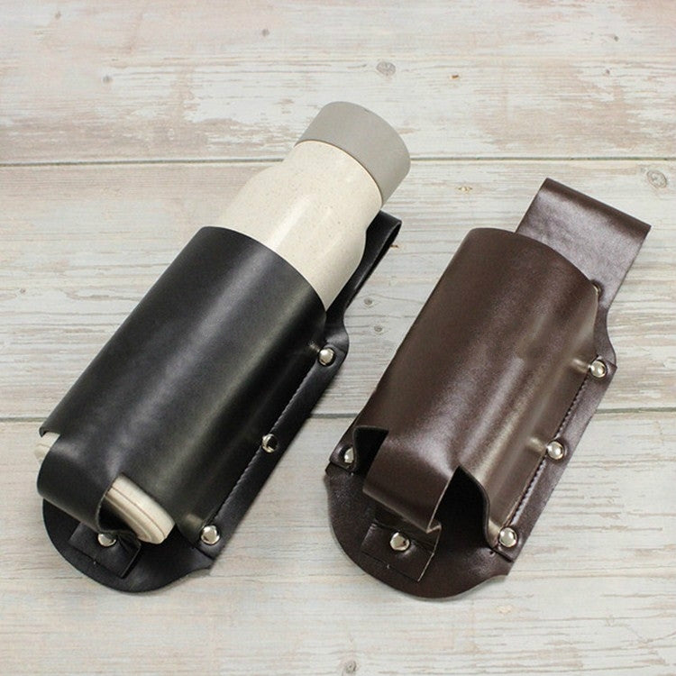 Outdoor Hanging Waist Cans Beverage Beer Bottle Holster(Black)