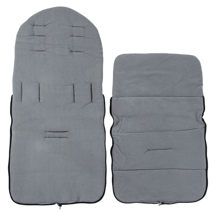 Winter and Autumn Baby Stroller Sleeping Bag Waterproof Stroller Foot Cover(Black)