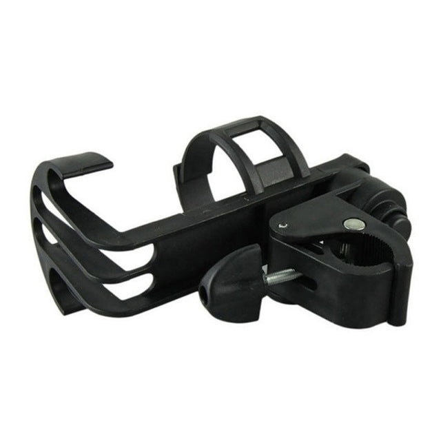 Rotatable Lockable Bicycle Bottle Cage Baby Stroller Bottle Holder Bicycle Water Bottle Holder(Black)