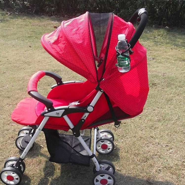 Rotatable Lockable Bicycle Bottle Cage Baby Stroller Bottle Holder Bicycle Water Bottle Holder(Black)