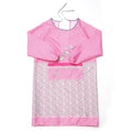 Kitchen Anti-fouling Oil-proof Adult Gowns Home Apron, with Long Sleeve(Pink)