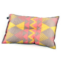 Portable Ethnic Style Automatic Inflatable Pillows Outdoor Camping Tent Camping Equipment Car Travel Pillows(Red Yellow Printing)