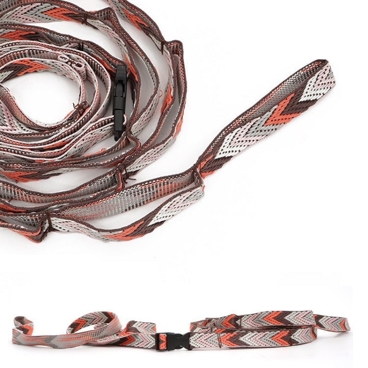 Outdoor Camping Tent Storage Lanyard Lengthened Bundled Clothesline(Brown)