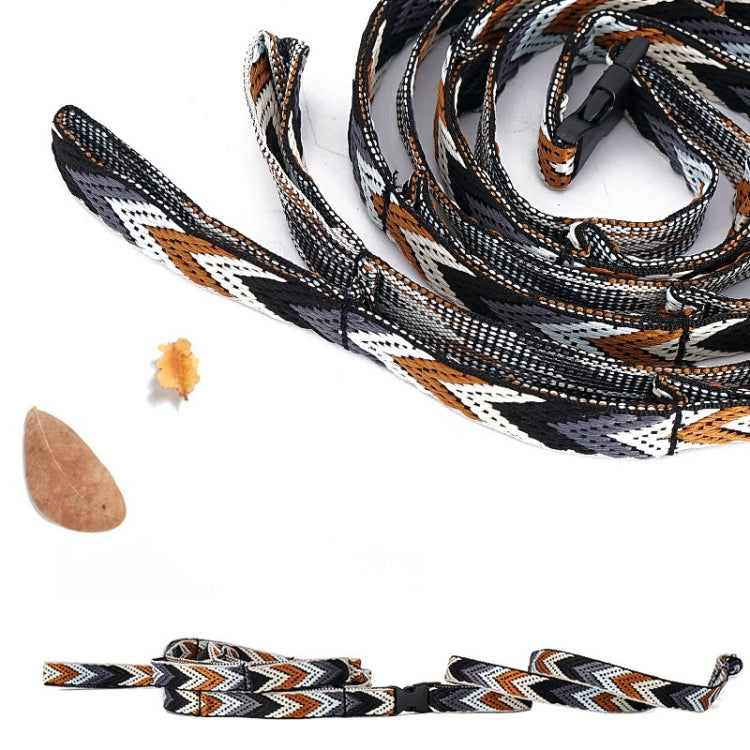 Outdoor Camping Tent Storage Lanyard Lengthened Bundled Clothesline(Black)