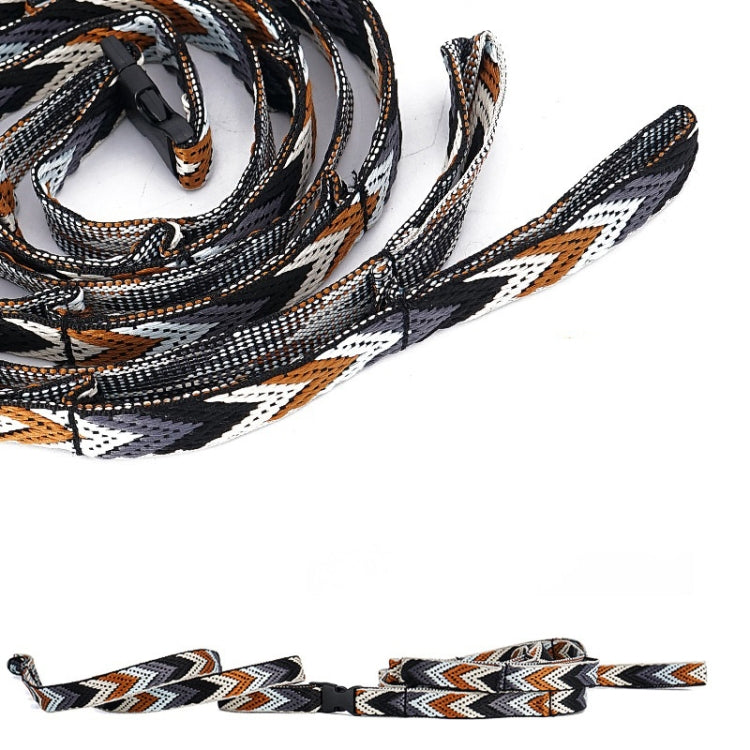 Outdoor Camping Tent Storage Lanyard Lengthened Bundled Clothesline(Black)