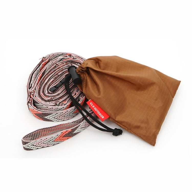 Outdoor Camping Tent Storage Lanyard Lengthened Bundled Clothesline(Black)