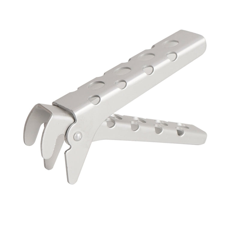 Outdoor Picnic Barbecue Aluminum Alloy Anti-scalding Pot Tongs(With Hole)
