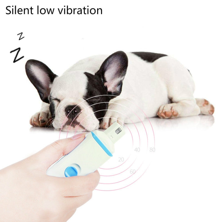 Pet Electric Manicure Device Dog Nail Polisher, Specification: Charged(Black)