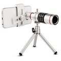 Outdoor Telescope Mobile Phone Accessories Shooting Telephoto Lens with Universal Metal Clip( 18X)