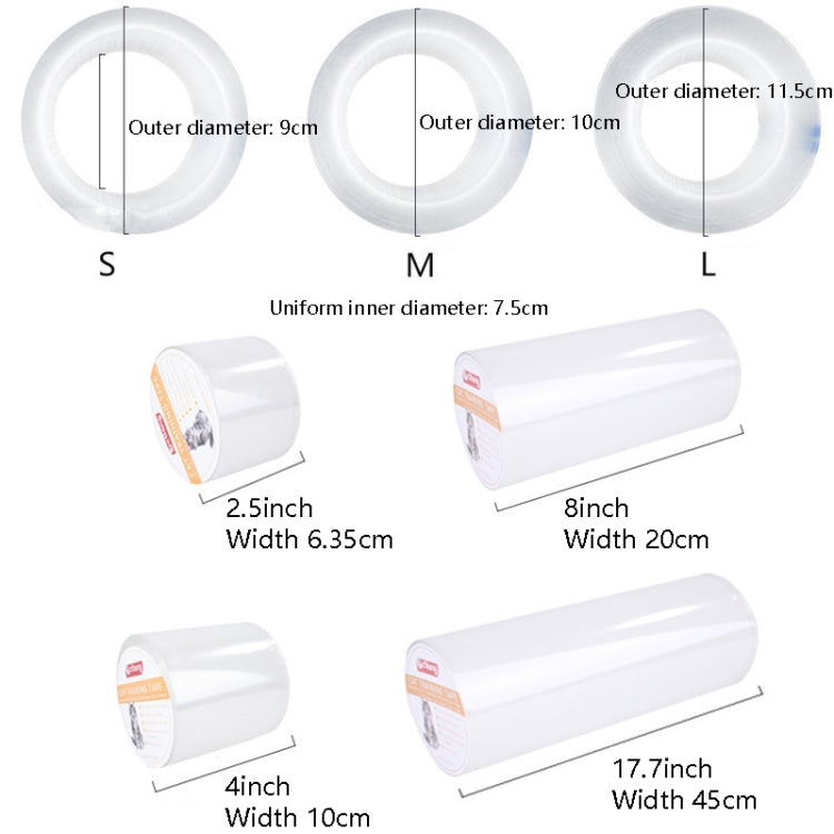 Ctlang B25112 Pet Sofa Protective Tape Cats Anti-Caught Protective Gear Film, Specification: Wide 8inch(S)