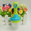 Infant Fruit and Vegetable Pacifier Bite Baby Food Supplement Feeder, Size:L(Green)