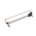 Y01 Iron Head 16 inches Wardrobe Hardware Push-Pull Hanging Rod Clothes Rail