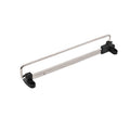 Y01B Plastic Head 10 inches Wardrobe Hardware Push-Pull Hanging Rod Clothes Rail