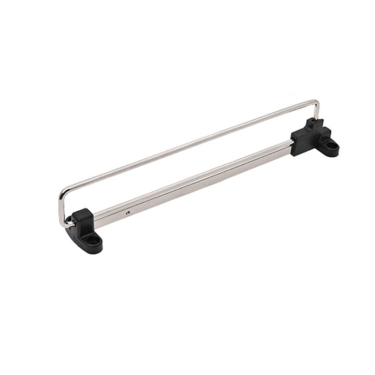 Y01B Plastic Head 10 inches Wardrobe Hardware Push-Pull Hanging Rod Clothes Rail