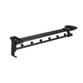 Y02 14 inches 6 Beads Wardrobe Hardware Push-Pull Hanging Rod Clothes Rail