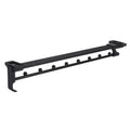Y02 18 inch 8 Beads Wardrobe Hardware Push-Pull Hanging Rod Clothes Rail