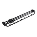 Y03 Black 16 inches 7 beads Wardrobe Hardware Push-Pull Hanging Rod Clothes Rail