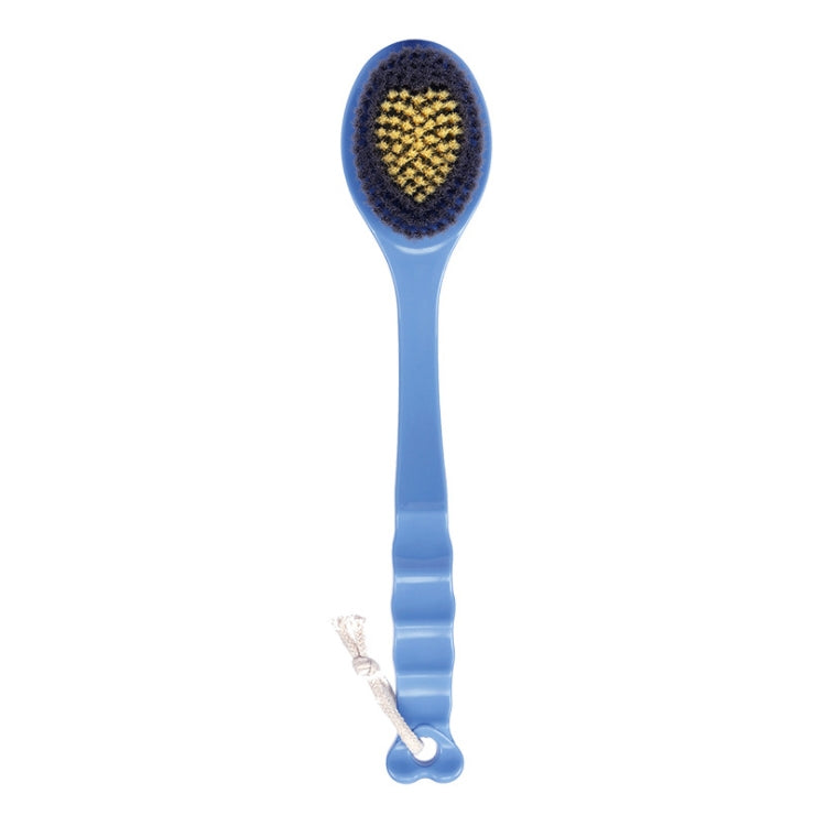 Hanging Long Handle Bath Brush Soft Fur Wash Adult Massage Rub Back Brush(Blue)