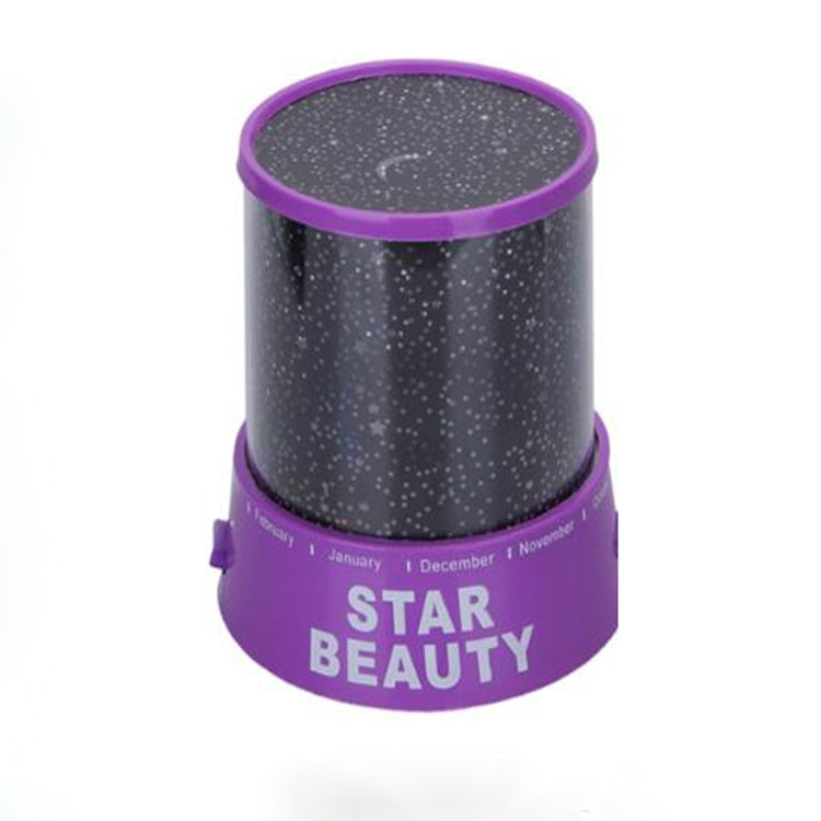 2 PCS Star Master USB Projection Lamp Romantic Starry Sky LED Night Light(Purple)