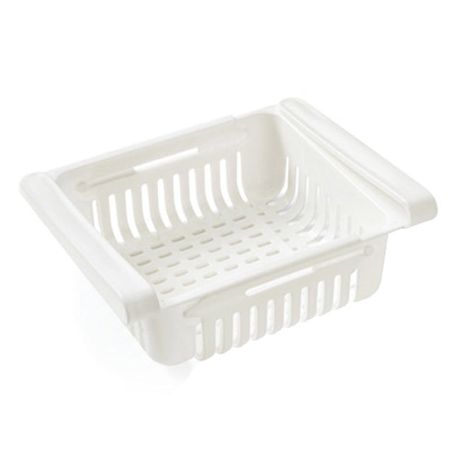 Refrigerator Storage Box Refrigerators Drawer Shelf(White)