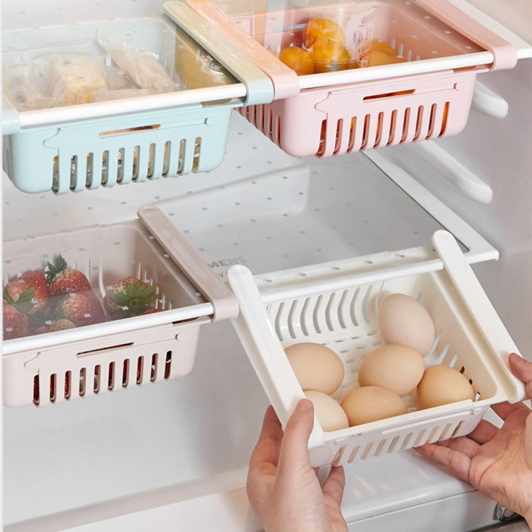 Refrigerator Storage Box Refrigerators Drawer Shelf(White)