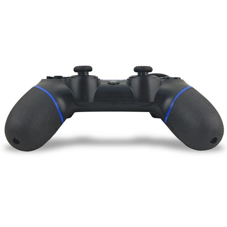 For PS4 Handle Wired Handle Cable Game Controller(Black Blue)