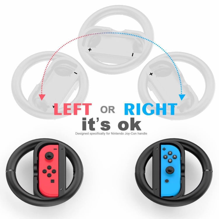 MIMD Small Handle Steering Wheel Game Handle Steering Wheel Bracket For Switch MIMD II(Red Blue)