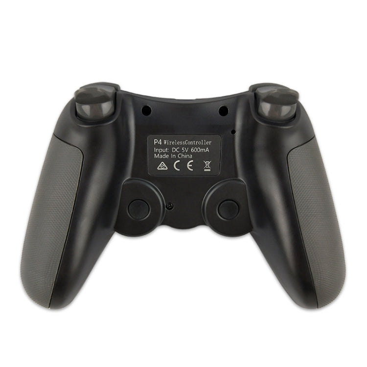 Rubberized Wireless Game Controller Bluetooth Handle for PS4 Host(Orange)