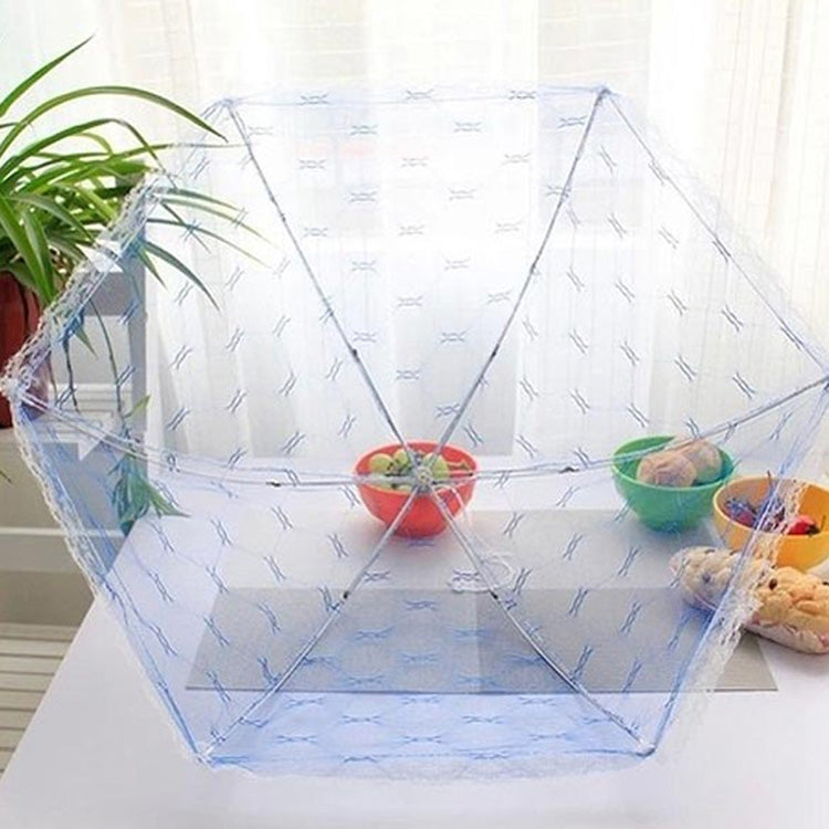 Lace Folding Dish Cover Mesh Cover Dish Dust-proof Printing Food Cover Fly-proof Cover Food Cover Random Color Delivery
