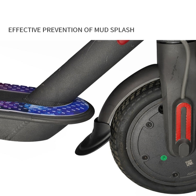 3 Pairs Scooter Fender Fishtail Rubber Front And Rear Fender Modified Accessories for Xiaomi M365 / Pro(Mudguard Black)