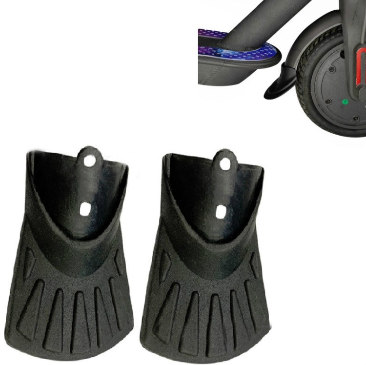 3 Pairs Scooter Fender Fishtail Rubber Front And Rear Fender Modified Accessories for Xiaomi M365 / Pro(Fishtail)