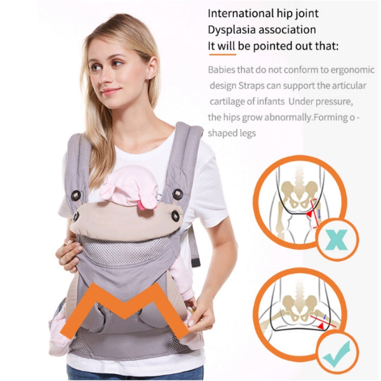 Four Seasons Multifunctional Baby Carrier(Four Seasons Navy Blue Dots)