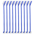 10pcs Dog Cat Effective Pets Oral Care Pet Toothbrush, Specification:Blue Handle + Medium Hair(Blue)