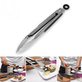 Stainless Steel Silicone Handle Kitchen Food Meat Barbecue Clip, Size:14 inch