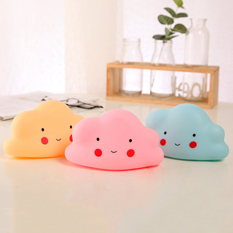 Cartoon Flaky Clouds Colorful Small Night-light  Bedside Lamp(Blue)