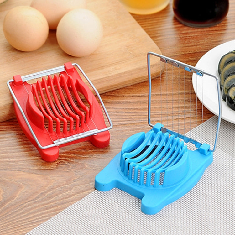 2 PCS Multifunctional Stainless Steel Egg Preserved Egg Slicer Fancy Splitter Kitchen Supplies Egg Cutting Tools(Yellow)