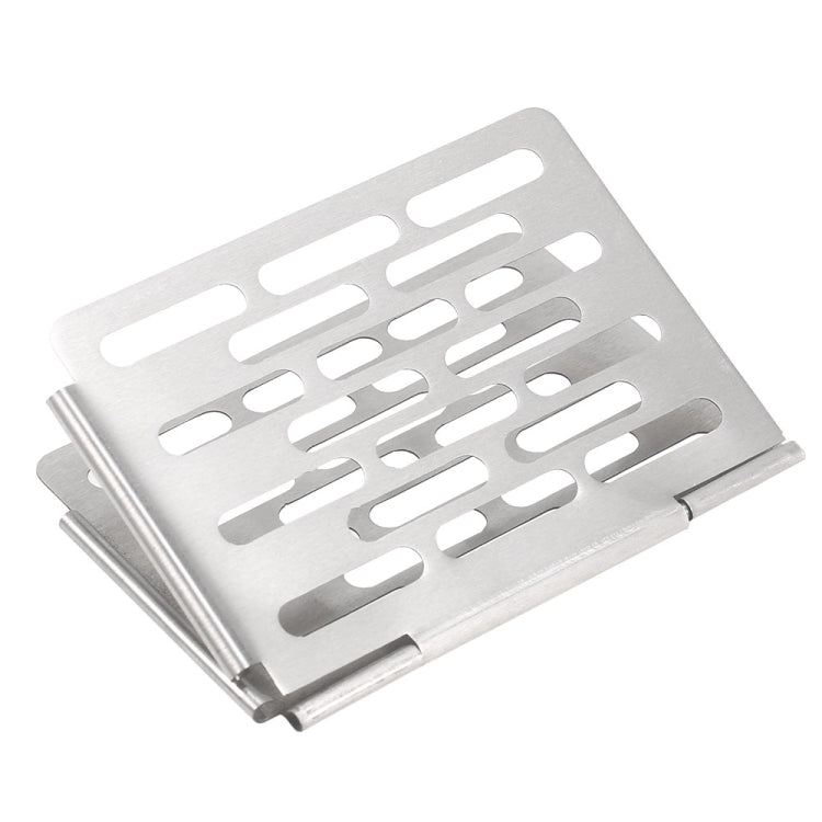 Stainless Steel Folding Barbecue Net  Portable BBQ Picnic Accessories, Size:L 35.8x20CM