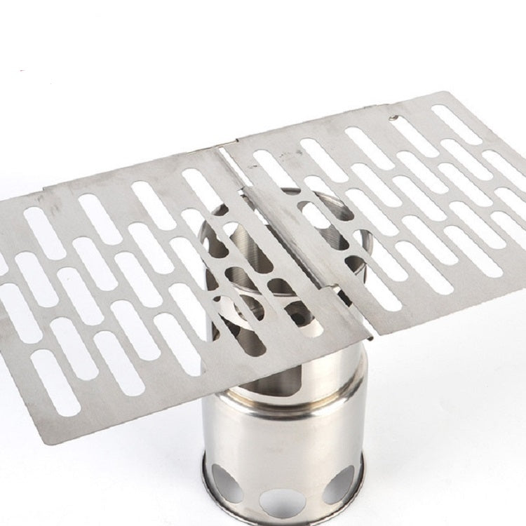 Stainless Steel Folding Barbecue Net  Portable BBQ Picnic Accessories, Size:L 35.8x20CM