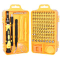 110 in 1 Magnetic Plum Screwdriver Mobile Phone Disassembly Repair Tool(Yellow)
