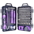 110 in 1 Magnetic Plum Screwdriver Mobile Phone Disassembly Repair Tool(Purple)