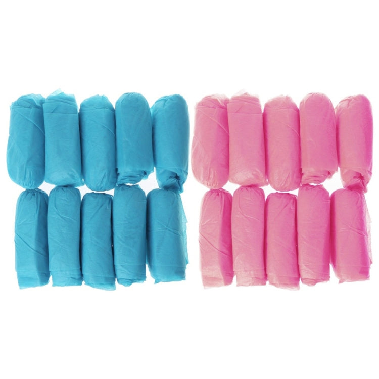 100 PCS Disposable Shoe Covers Indoor Cleaning Floor Non-Woven Fabric Overshoes