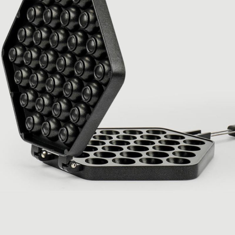 Household Non-stick Bakeware Mold QQ Egg Baking Tray(Black)