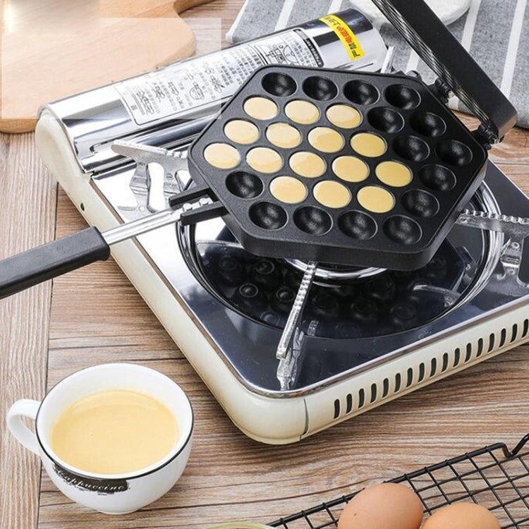 Household Non-stick Bakeware Mold QQ Egg Baking Tray(Black)