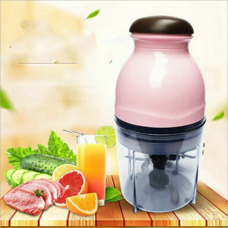 Portable Mixing Cup Electric Soy Milk Juicer Multi-function Cooking Machine Home Meat Grinder(Light Green)