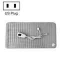 Home Physiotherapy Heating Pad Electric Heating Blanket, Size: 76x40cm, Plug Tpye:US Plug(Silver Gray)