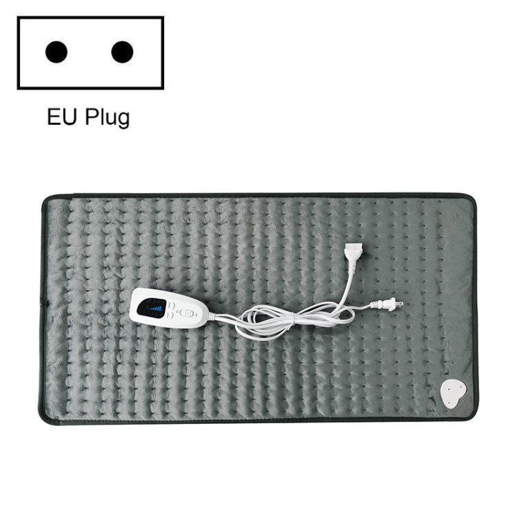 Home Physiotherapy Heating Pad Electric Heating Blanket, Size: 76x40cm, Plug Tpye:EU Plug(Dark Gray)