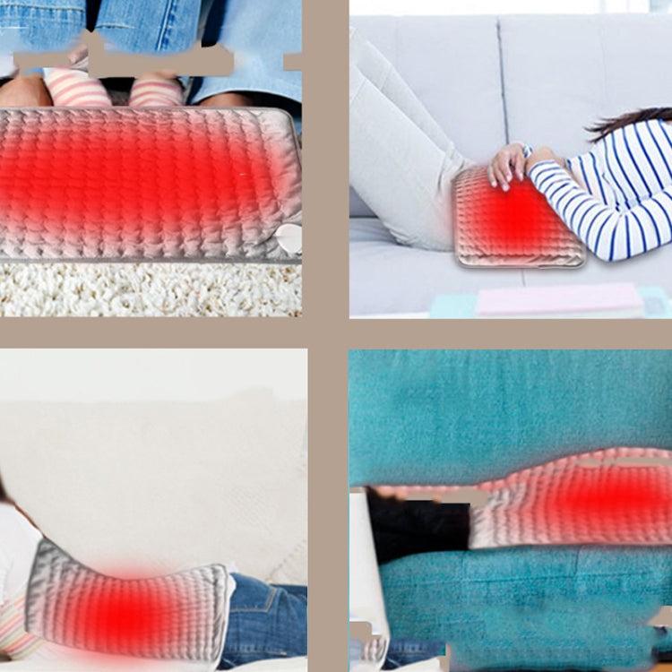 Home Physiotherapy Heating Pad Electric Heating Blanket, Size: 76x40cm, Plug Tpye:UK Plug(Dark Gray)