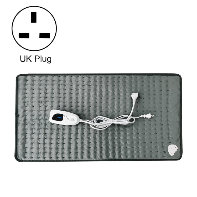 Home Physiotherapy Heating Pad Electric Heating Blanket, Size: 40x30cm, Plug Tpye:UK Plug(Dark Gray)